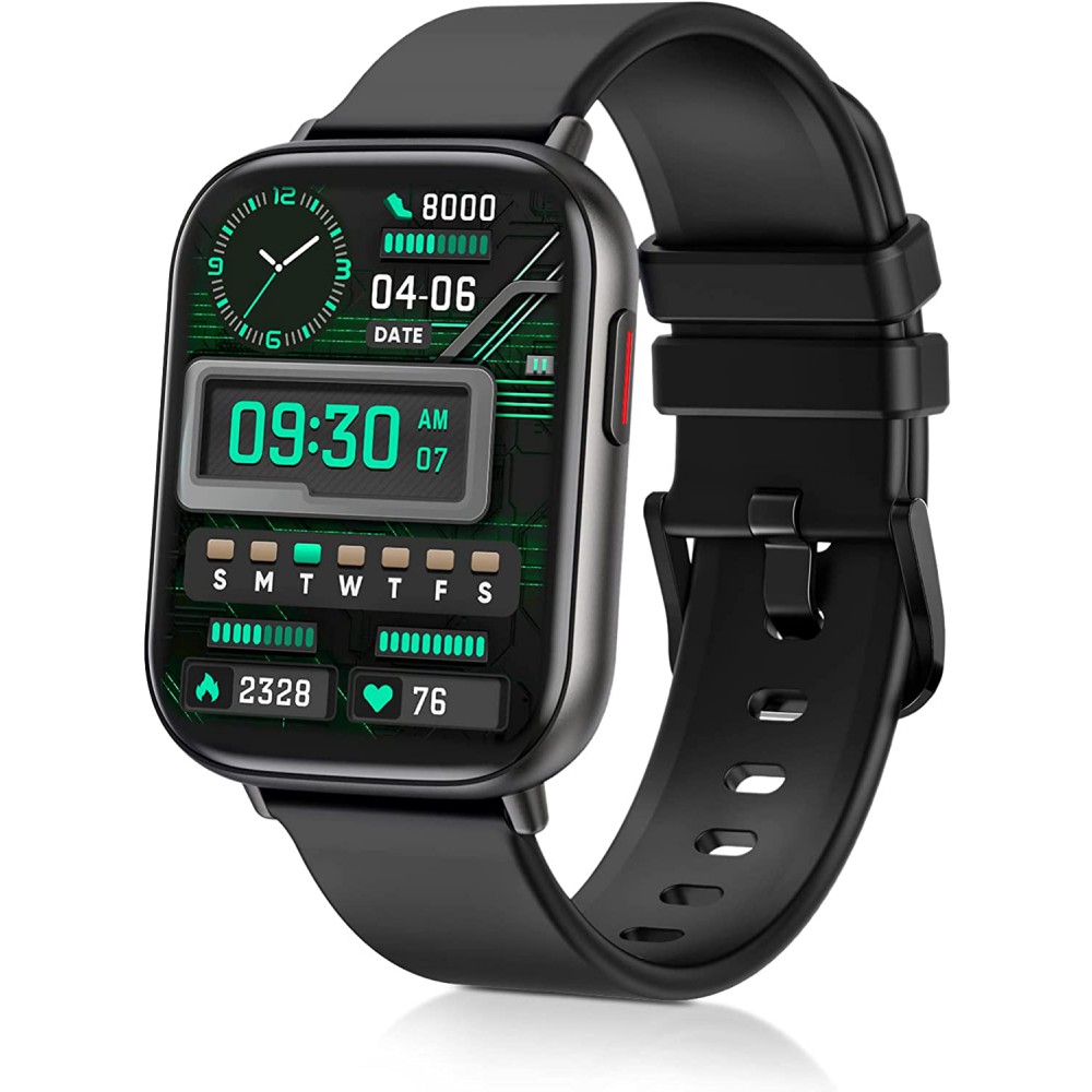 Smart Watches for Men Women,Fitness Tracker with Heart Rate Monitor Sport AMOLED Display Swimming Waterproof Watch for Android/ iOS/Phones, Black Smart Watches for Men Women,Fitness Tracker with Heart Rate Monitor Sport AMOLED Display Swimming Waterproof Watch for Android/ iOS/Phones, Black