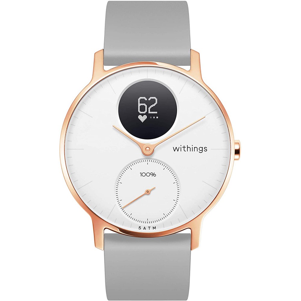 Withings Steel HR Hybrid Smartwatch - Activity, Sleep, Fitness and Heart Rate Tracker with Connected GPS Withings Steel HR Hybrid Smartwatch - Activity, Sleep, Fitness and Heart Rate Tracker with Connected GPS